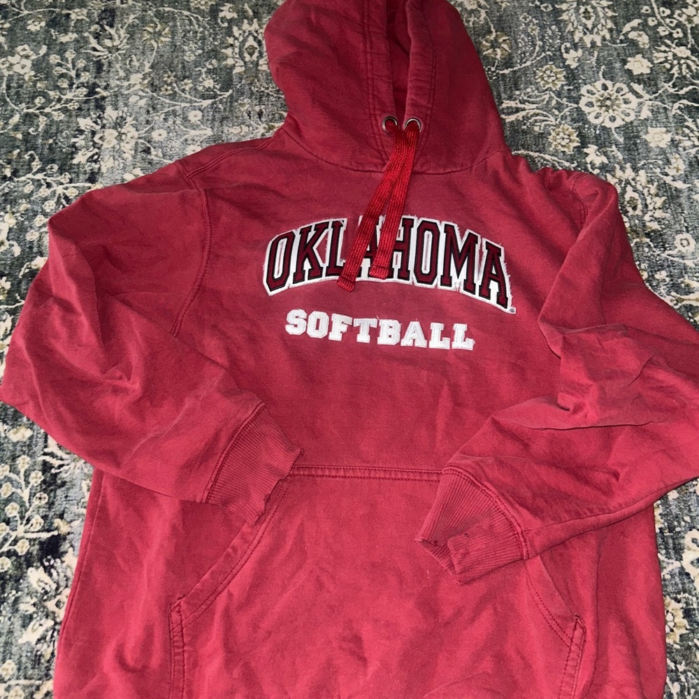 Oklahoma Softball Red Hoodie